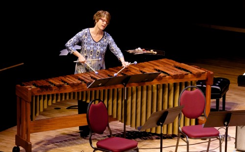 Pictured here at the 2017 Festival of the Sound (Parry Sound) Beverley Johnston lives in a rural part of Uxbridge, Ontario where she is able to make as much noise as she wants in her music studio…to the delight of the surrounding deer, rabbits, foxes and livestock! She is married to Canadian/Greek composer Christos Hatzis. Besides enjoying an active musical career, She also enjoys walks in the forest with her husband, watching old movies on TCM (without her husband) and cooking up a storm for family and friends. Although she has some beautiful natural surroundings at her home, she actually does not enjoy gardening and lets nature take its natural course. Photo by Mark Rash