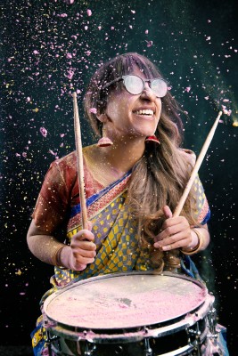 Sarah Thawer kicks off Drum Week March 8. Photo by Brendan Mariani