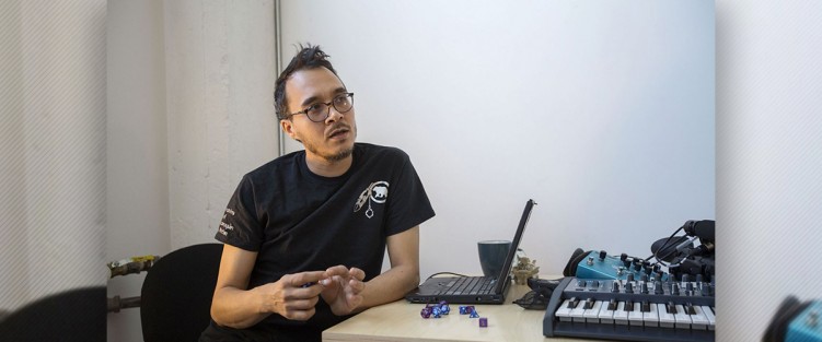 Geronimo Inutiq, a presenter at the CNMN 2020 Forum. Photo credit: Photo: Pedro Ruiz, Le Devoir, 2016.