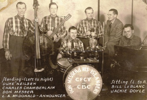 Cultural history: Don Messer and His Islanders, 1939. Photo credit CAPTAIN GREG GALLANT COLLECTION