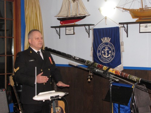 HMCS York Navy Band, Leading Seaman James Chilton. Photo by Jack MacQuarrie