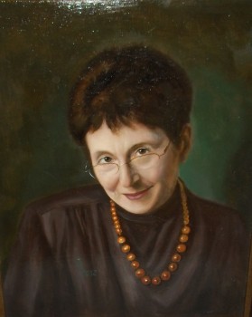 Linda Litwack Portrait by Veronica Kvassetskaia Tsyglan