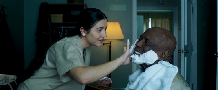 Ana Golja and Louis Gossett Jr. in The Cuban