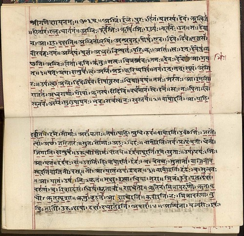 The Rigveda, the oldest known Vedic text is an ancient Indian collection of Sanskrit hymns: the first of four sacred canonical texts of Hinduism known as the Vedas.