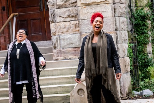 Jackie Richardson (left) and Divine Brown. Photo by Dahlia Katz