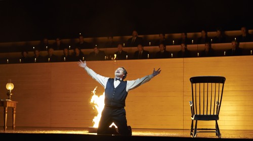 Russell Braun in the Canadian Opera Company’s Louis Riel, in 2017. Photo by Michael Cooper