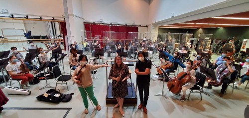 Strong protocols in place: Hong Kong Ballet orchestra rehearsal