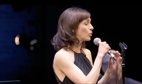 Still from Art of Time Ensemble’s ‘A Singer Must Die’. Singer: Sarah Slean.