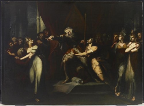 Lear Banishing Cordelia (1784-90), by Henry Fuseli. Image c/o Art Gallery of Ontario.