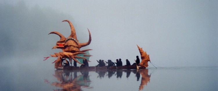 Three-Horned Enemy from The Princess of the Stars, (Wildcat Lake, 1997) designed by Jerrard and Diana Smith. photo credit SEAN HAGERMAN