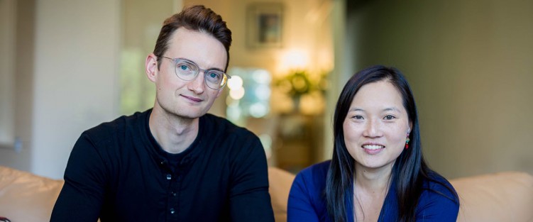 Rory McLeod and Emily Rho. Photo credit: Alice Hong.