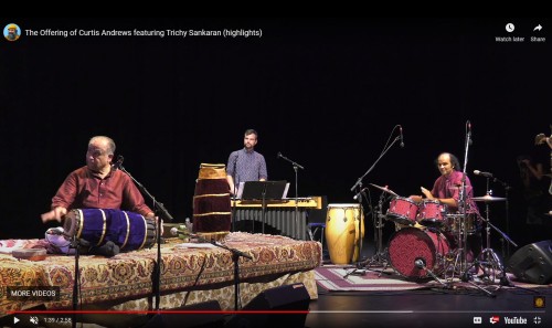 7x Picanto Festival: Trichy Sankaran, Robin Layne and Curtis Andrews, in The Offering of Curtis Andrews