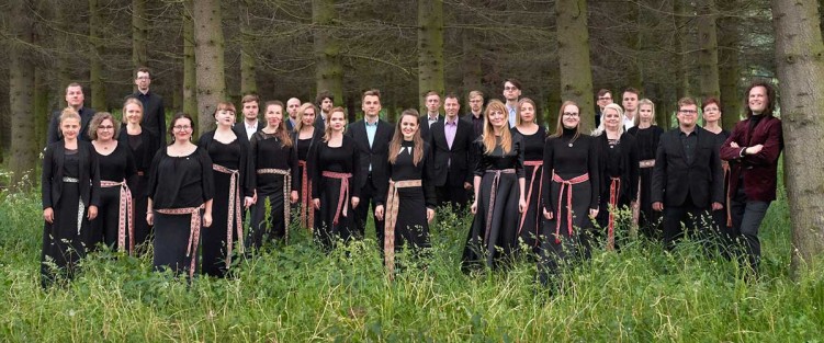 Estonia’s Collegium Musicale, with conductor and singer Endrik Üksvärav at right. Photo by Kaupo Kikkas