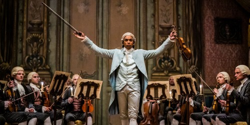 Kelvin Harrison Jr. as Joseph Bologne, Chevalier de Saint-Georges. Image credit: 01 Courtesy of TIFF