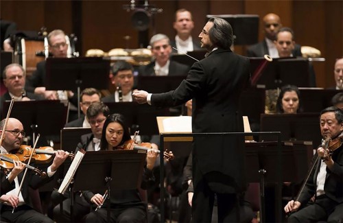 Riccardo Mutti, Chicago Symphony Orchestra. Photo by Ted Rosenberg.