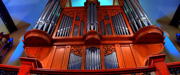 The Karl Wilhelm organ St Andrews Presbyterian Church Toronto. Photo by Paul Bica.