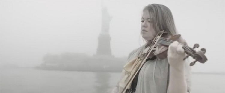 Laurie Anderson’s 'Statue of Liberty', arranged for solo violin by Lara St. John, from her recent album she/her/hers. Photo courtesy of Lara St. John.