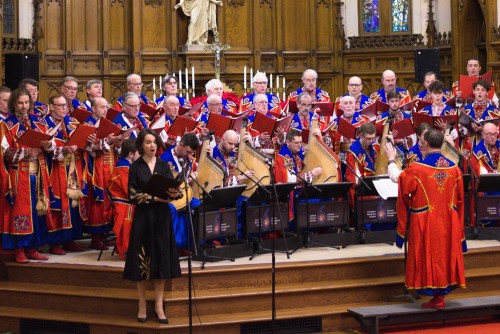 Canadian Bandurist Capella, with Antonina Laskarzhevska, Dec, 2023.