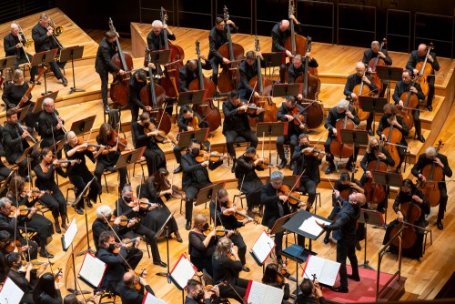 Philadelphia Orchestra members. Photo by Todd Rosenberg.