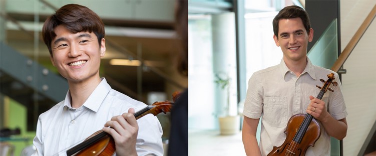 (L-R): David Baik and Gregory Lewis. Photos by Donna Santos.