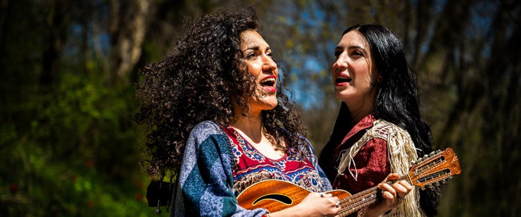 Ladies of the Canyon co-creators Raha Javanfar and Hailey Gillis (l-r)