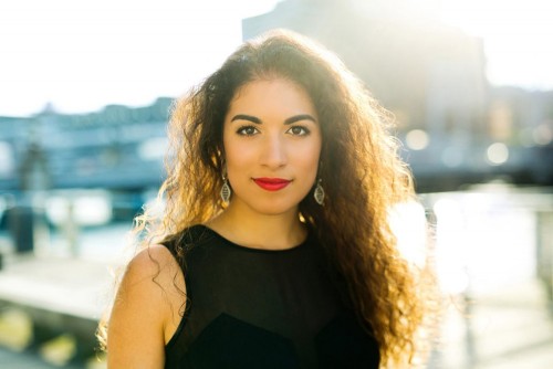 Sophia Burgos sings Vivier. Photo by Kate Lemmon