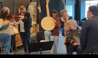 "The Wind Coming Over the Sea", in rehearsal at the Blyth Festival