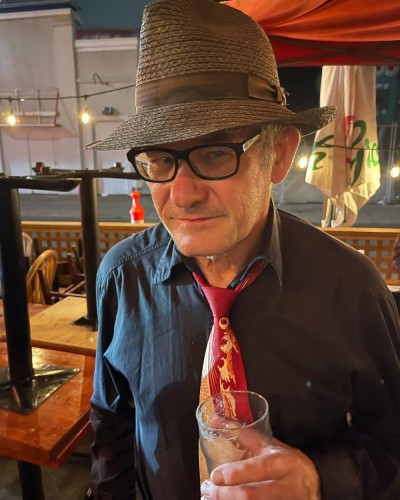 Closing time: summer on the Drom Taberna patio. Cheers, Bob.