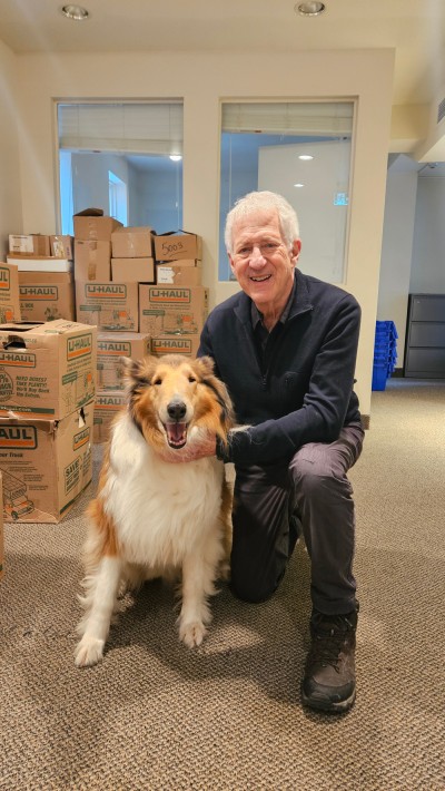Lawrence Cherney and Jonah. Photo by Vania Chan.