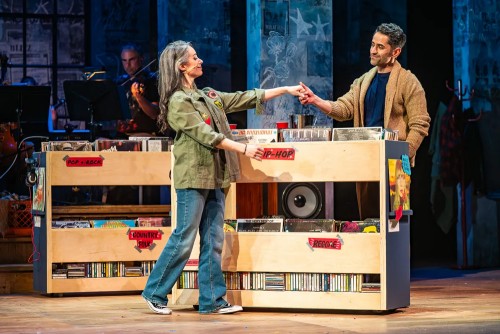 It’s a Good Life If You Don’t Weaken: Talia Schlanger as Kate and Ali Momen as Waleed. Photo CreditDAHLIA KATZ