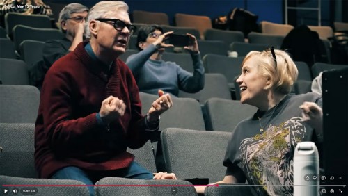 Jim Betts with choreographer Stacey Tookey credit dancerthemusical.ca