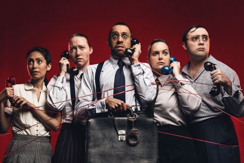 The Broadway company of Mincemeat credit Matt Crockett